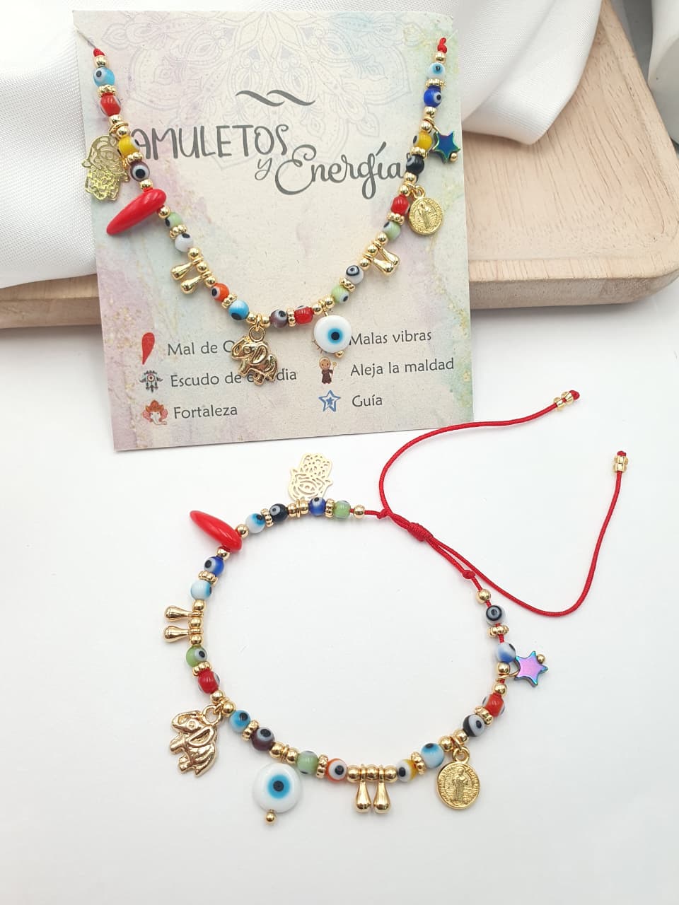 Pulsera Amuletos y Energías