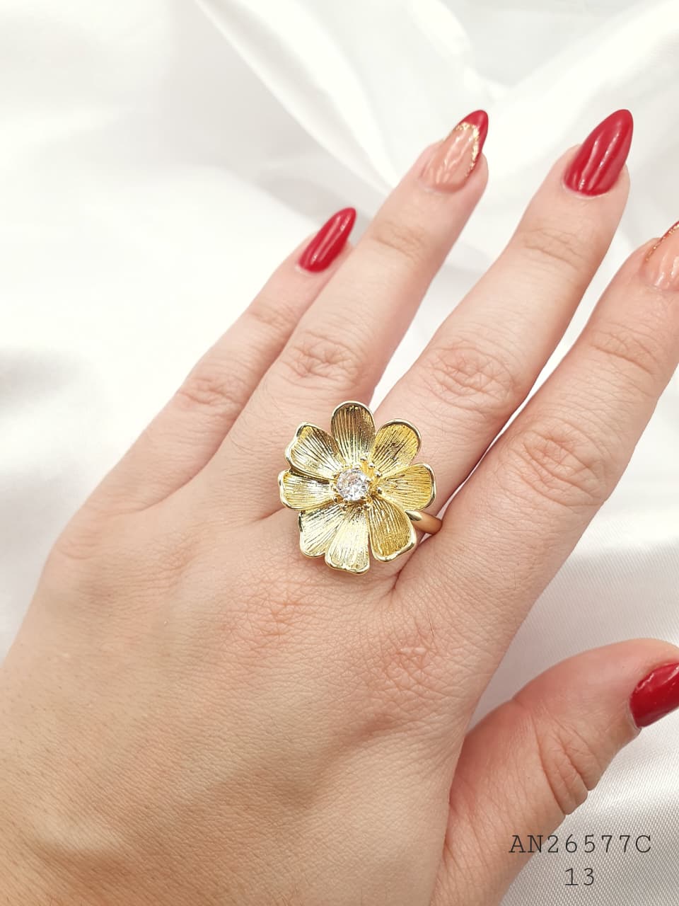 Anillo Rodio AN26577C