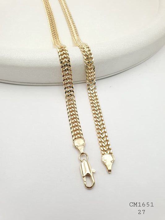 Cadena Hombre En Rodio CM1651