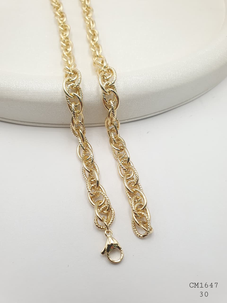 Cadena Hombre En Rodio CM1647