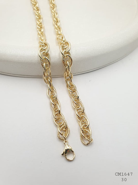 Cadena Hombre En Rodio CM1647