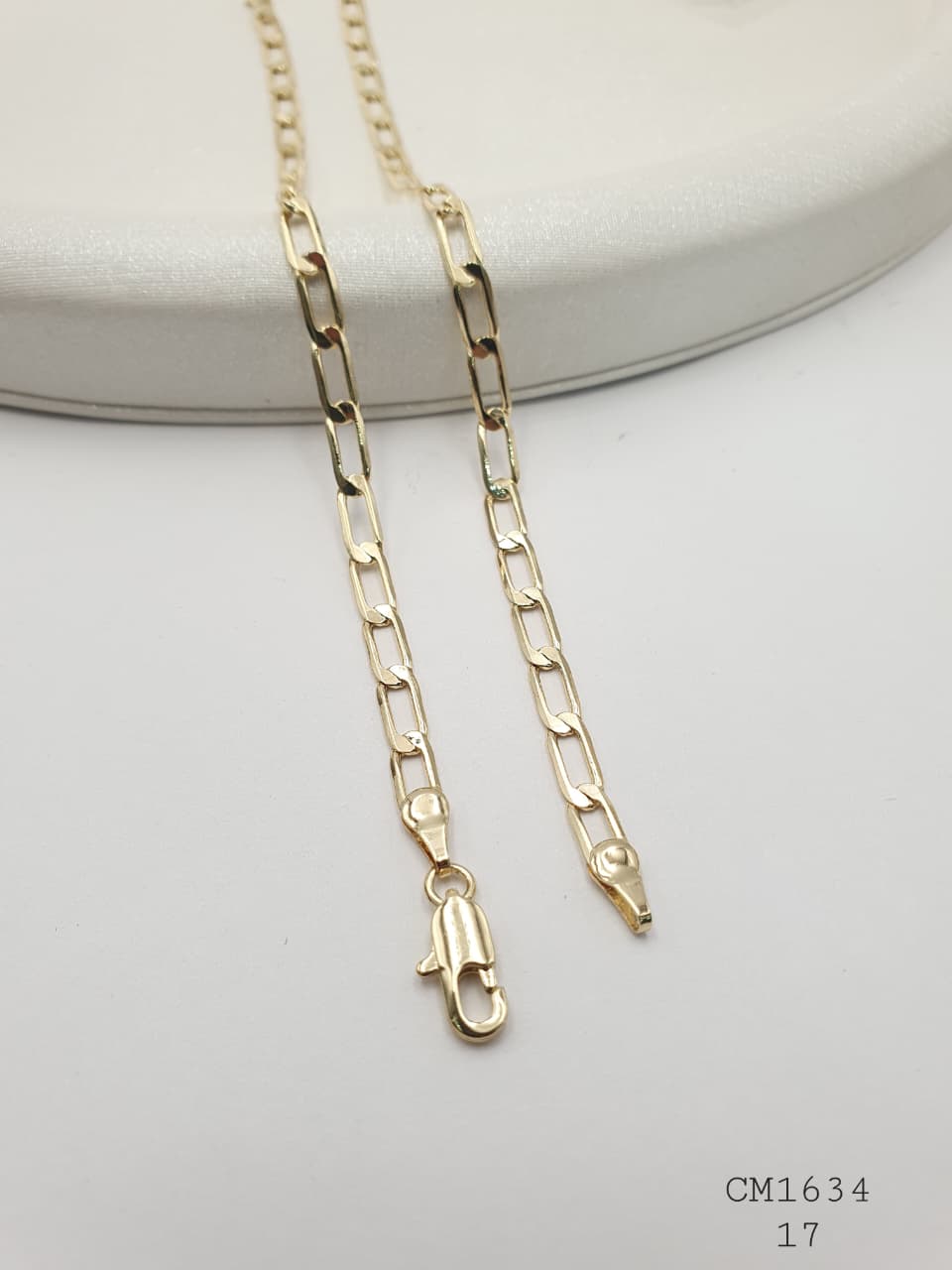 Cadena Hombre En Rodio CM1634