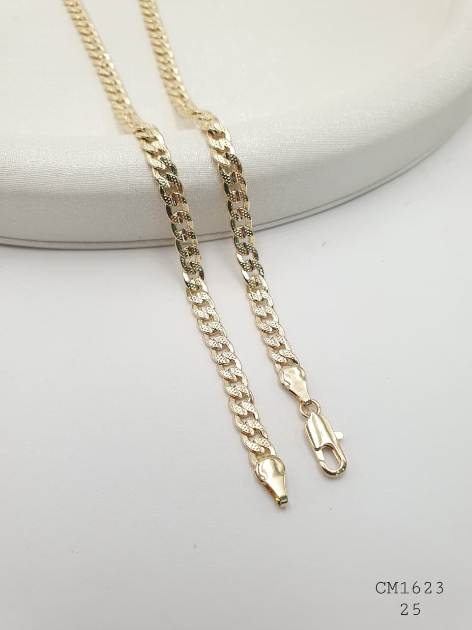Cadena Hombre En Rodio CM1623