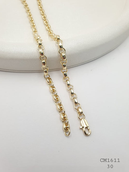 Cadena Hombre En Rodio CM1611