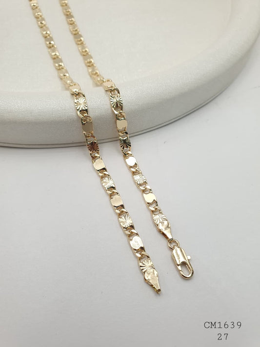 Cadena Hombre En Rodio CM1639