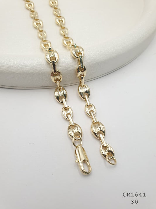 Cadena Hombre En Rodio CM1641