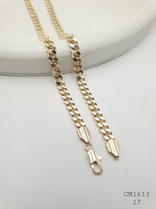 Cadena Hombre En Rodio CM1613