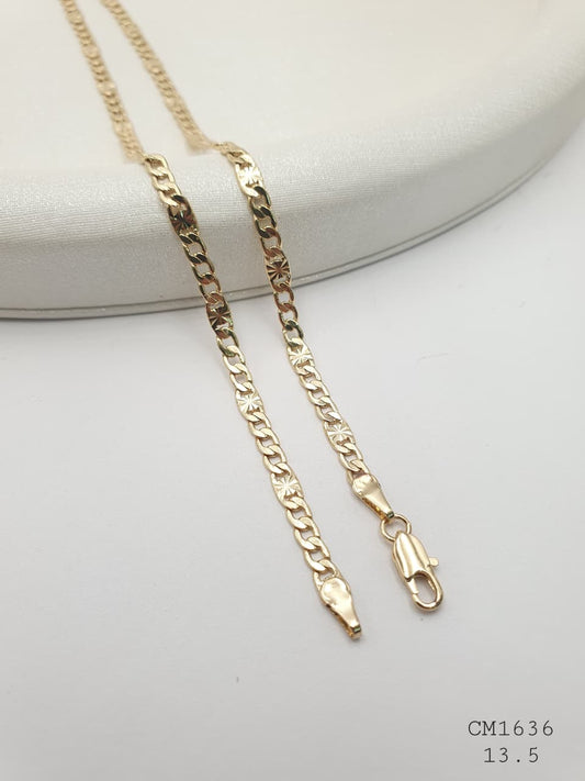 Cadena Hombre En Rodio CM1636