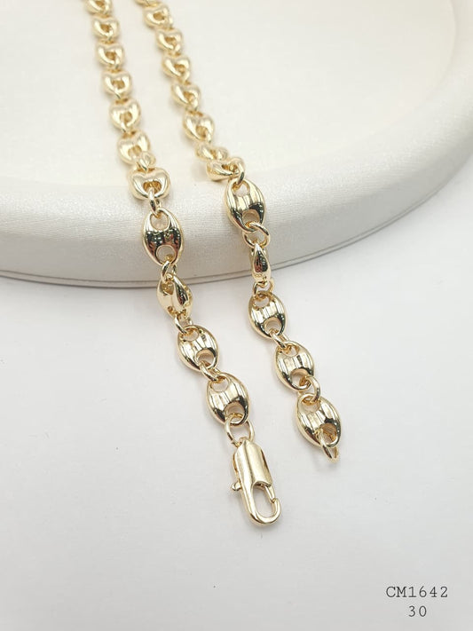 Cadena Hombre En Rodio CM1642