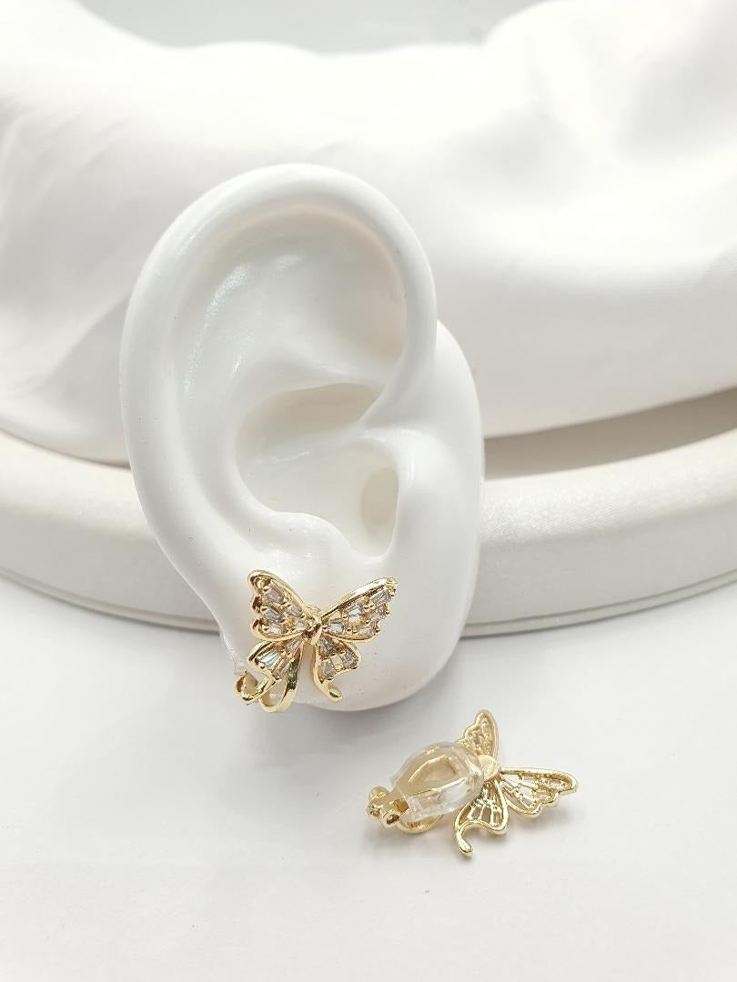 Arete Pellizco En Rodio ARP01