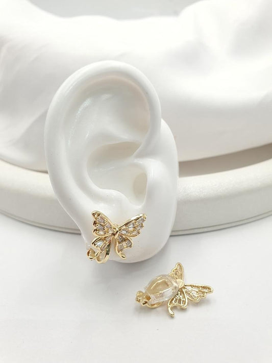 Arete Pellizco En Rodio ARP01
