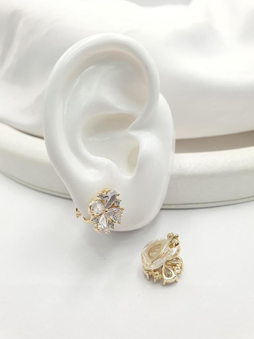 Arete Pellizco En Rodio ARP05