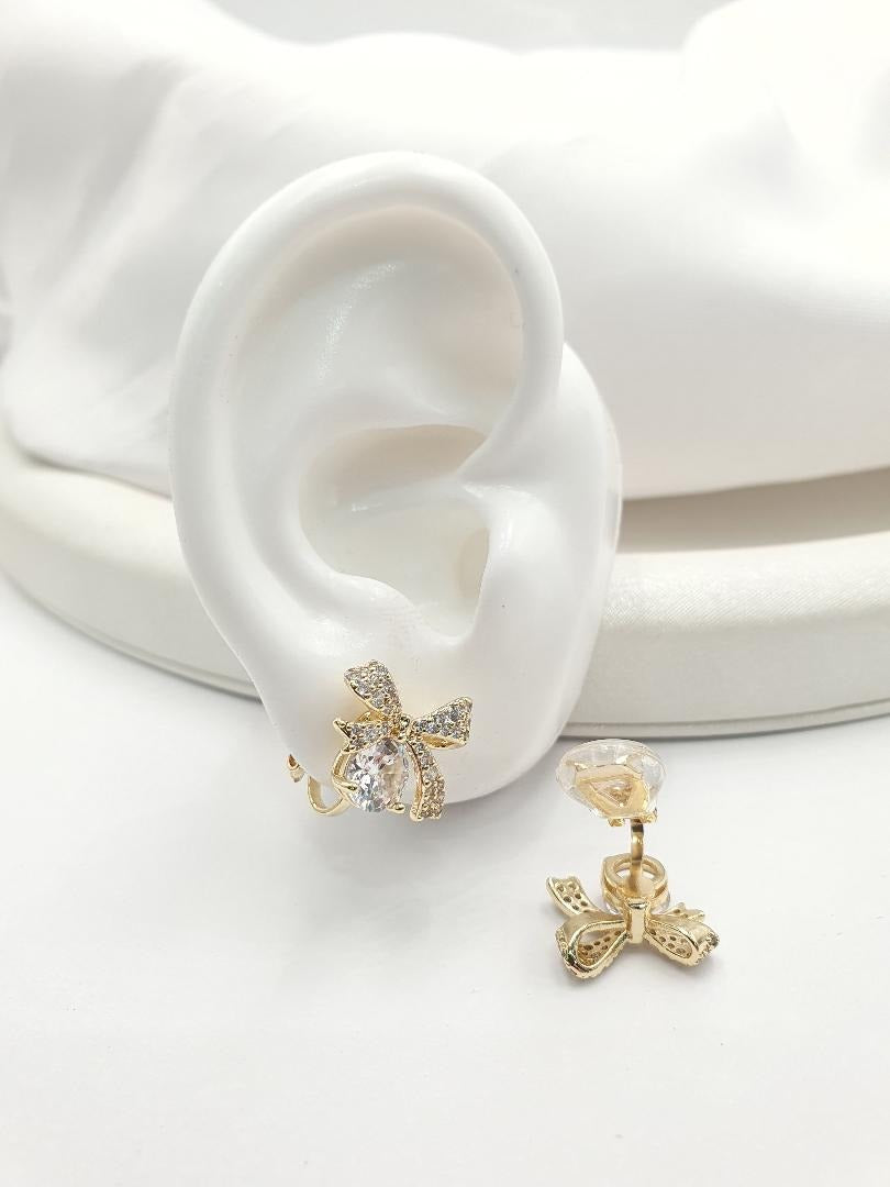 Arete Pellizco En Rodio ARP02