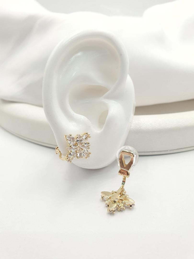 Arete Pellizco En Rodio ARP04
