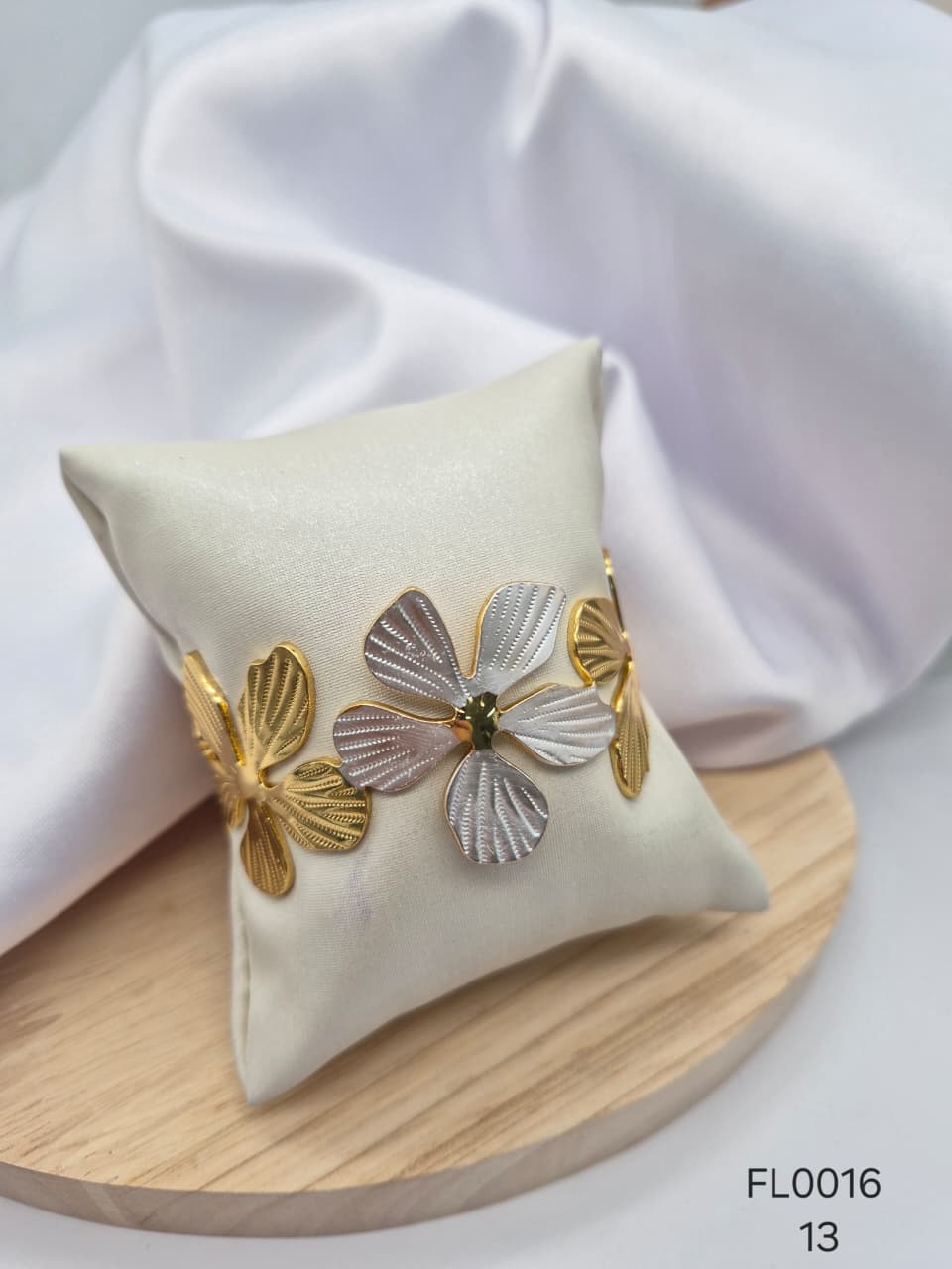 Pulsera Aro Rodio FL0016
