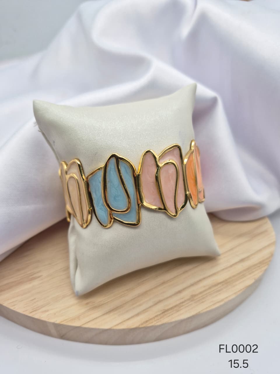 Pulsera Aro Rodio FL0002