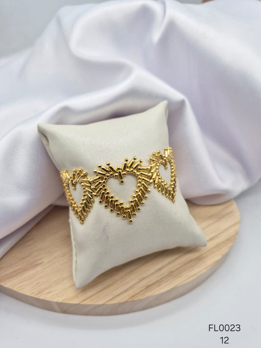 Pulsera Aro Rodio FL0023