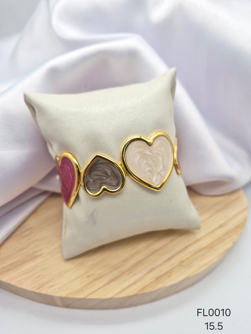 Pulsera Aro Rodio FL0010