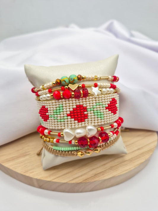 Set Pulsera Tejida SETP12