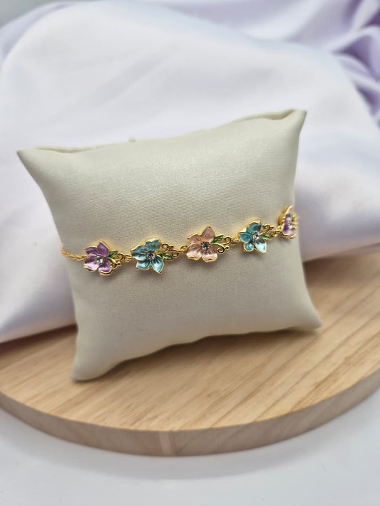 Pulsera Rodio Esmaltada RES5