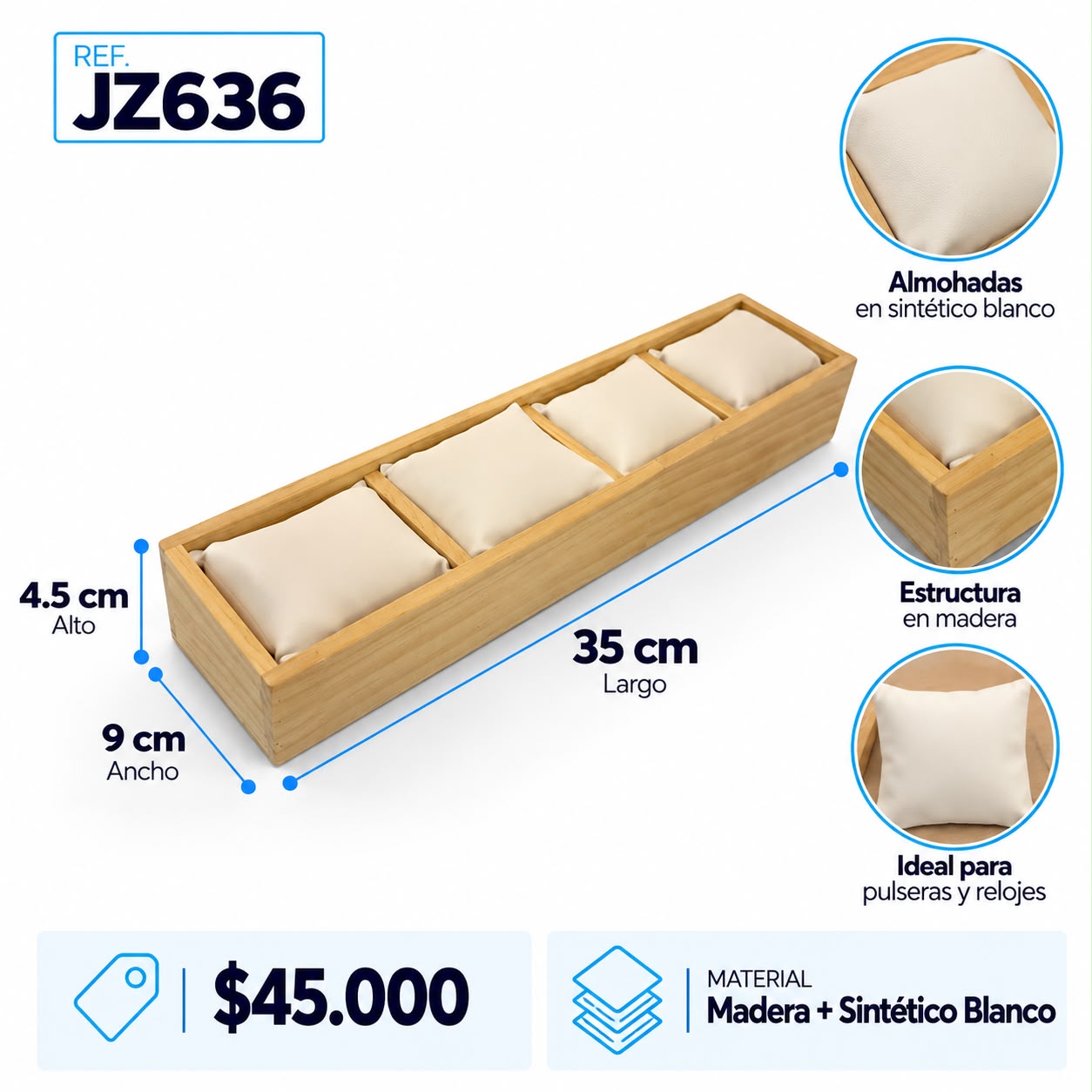 Exhibidor Pulseras y relojes JZ636