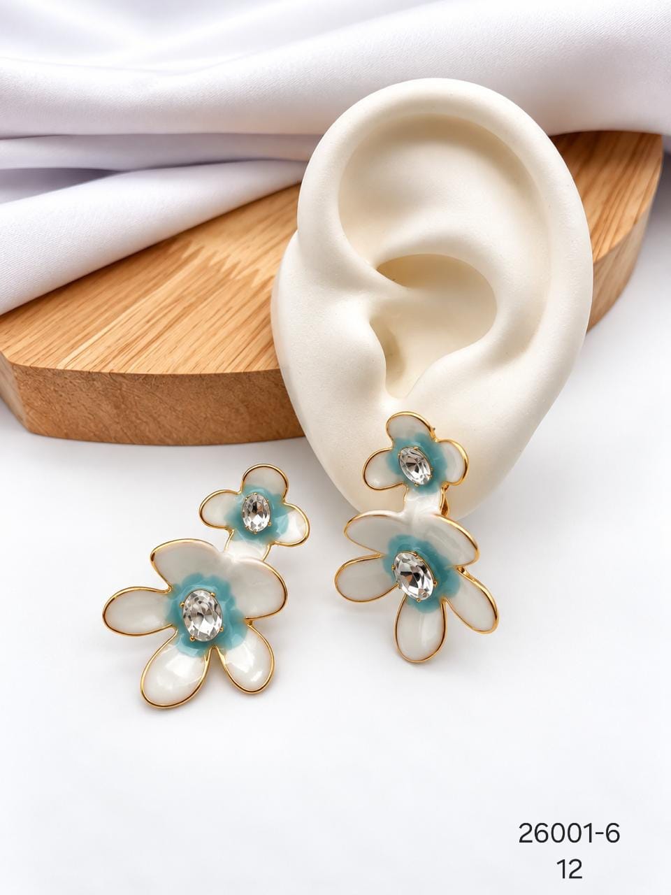 Arete Aleacion Esmaltados 26001-6