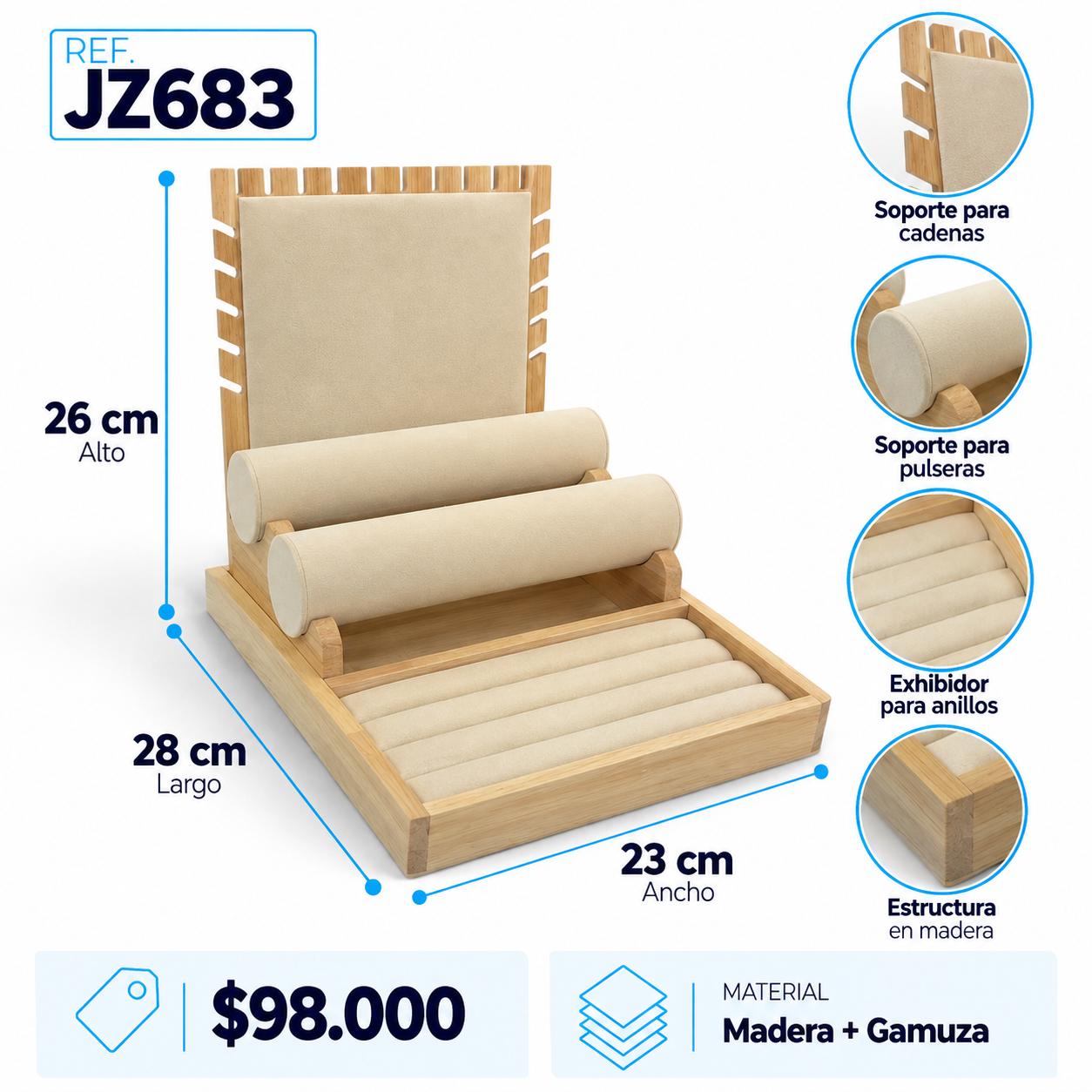 Exhibidor Madera JZ683