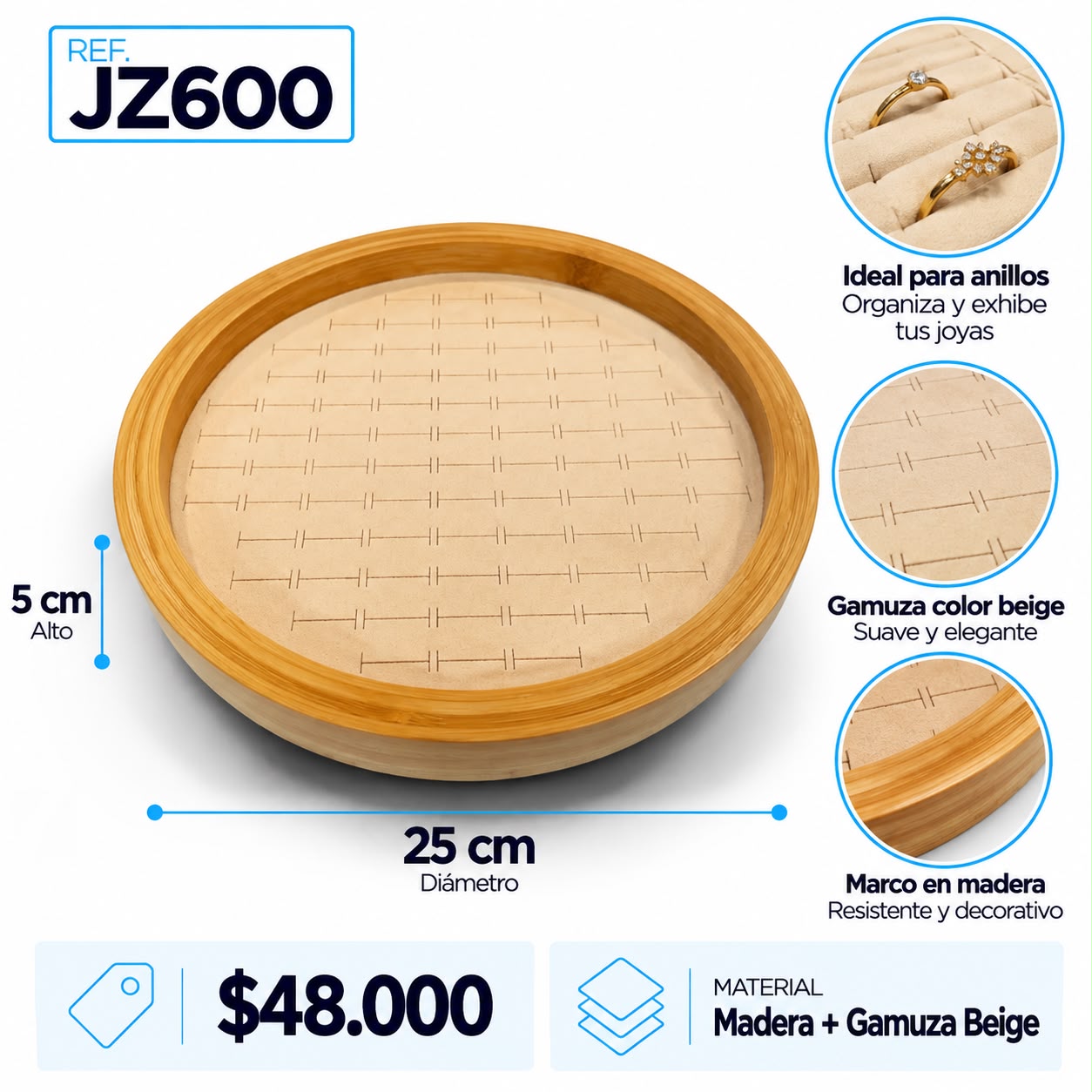 Exhibidor Madera JZ600