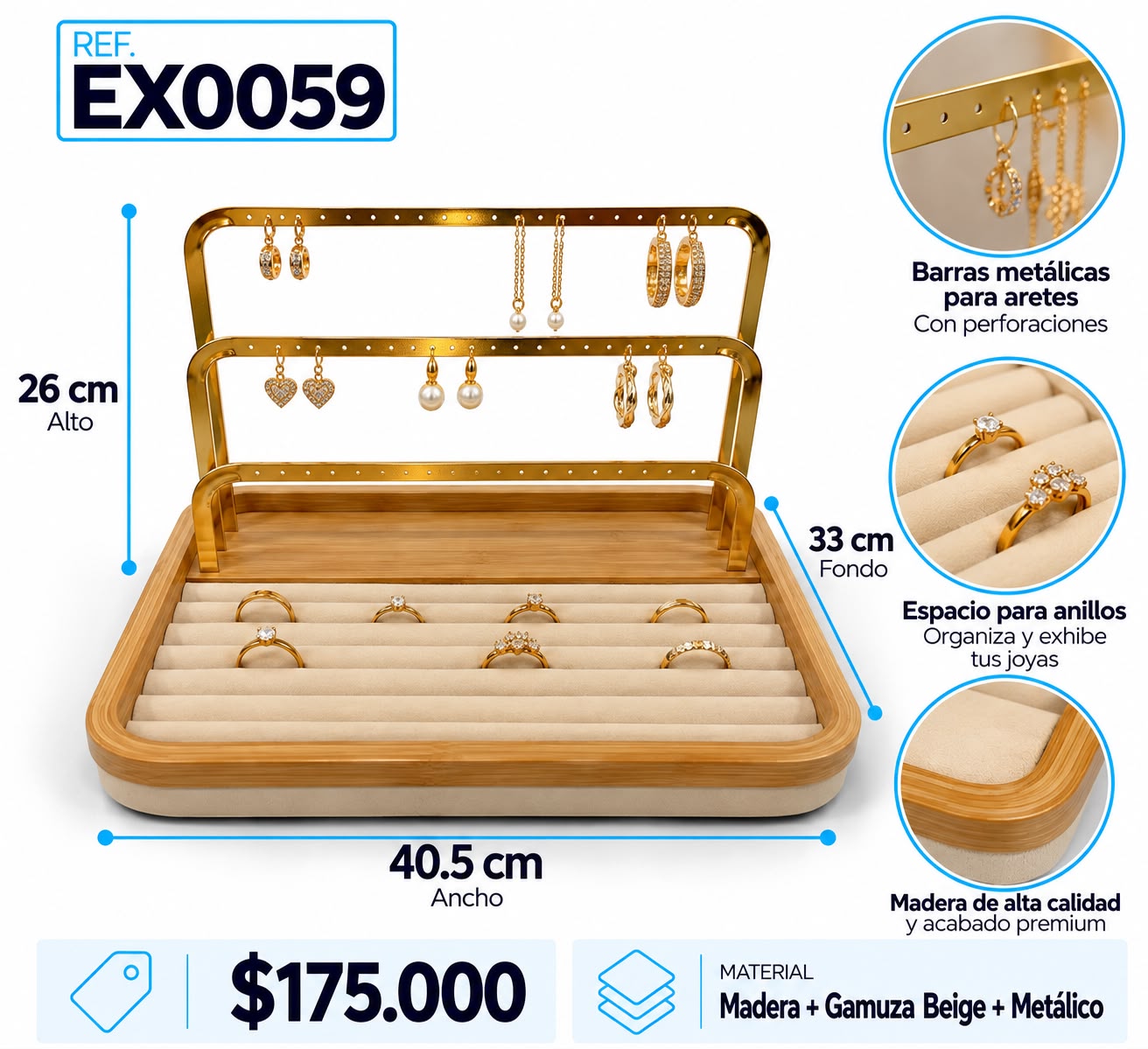 Exhibidor Madera EX0059