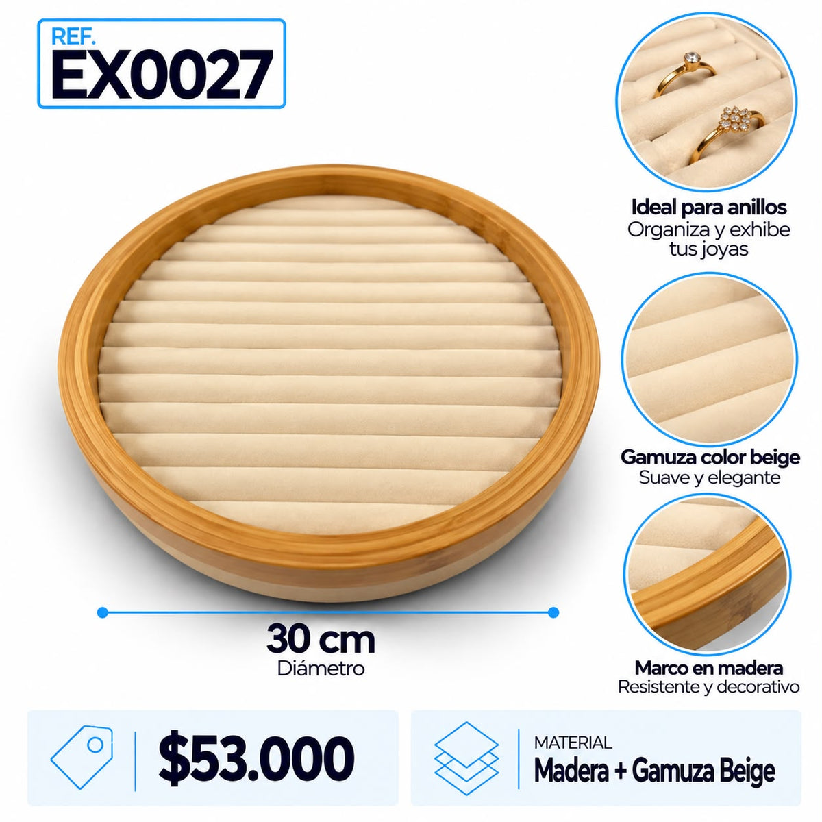Exhibidor Madera EX0027