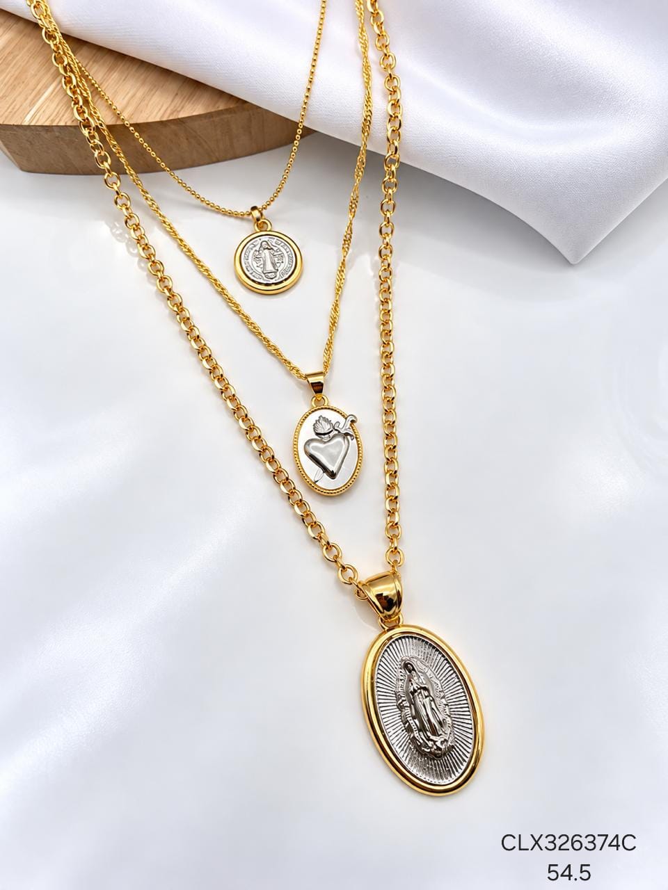 Collar Rodio CLX326374C