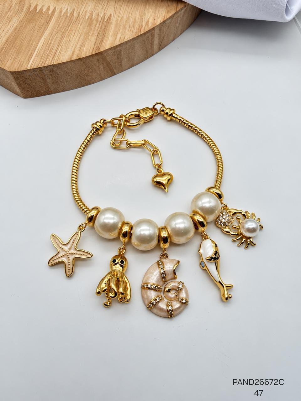 Pulsera Rodio PAND26672C