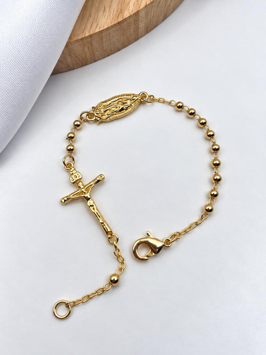 Pulsera Denario En Rodio DN04