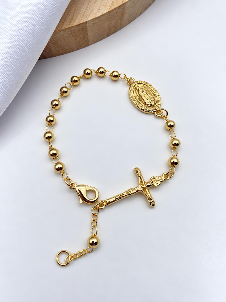 Pulsera Denario En Rodio DN13