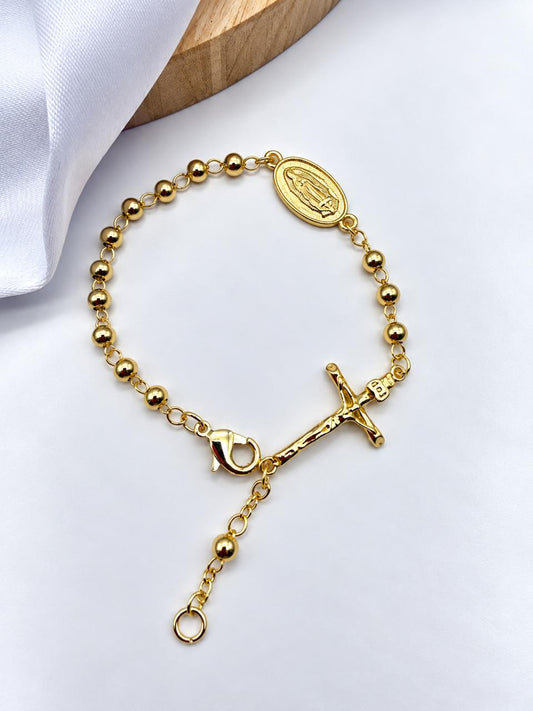 Pulsera Denario En Rodio DN07