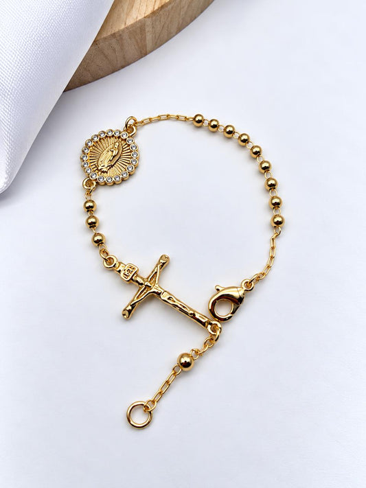 Pulsera Denario En Rodio DN10