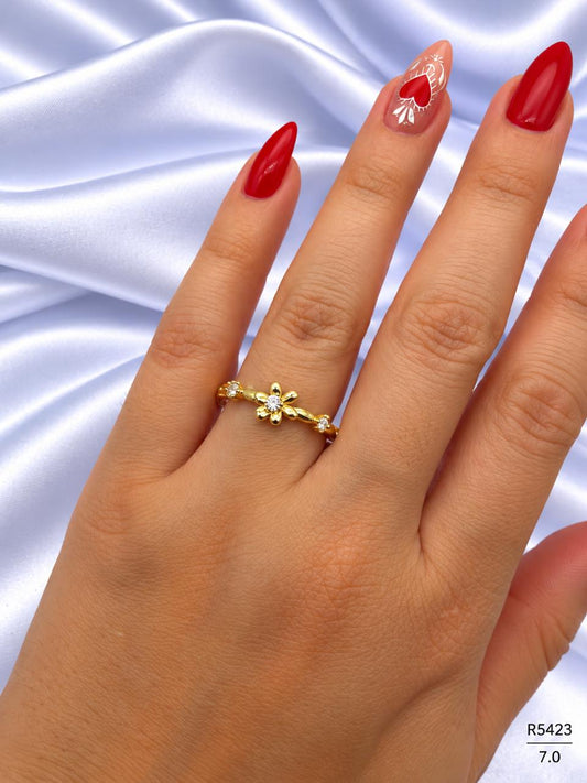 Anillos En Rodio R5423
