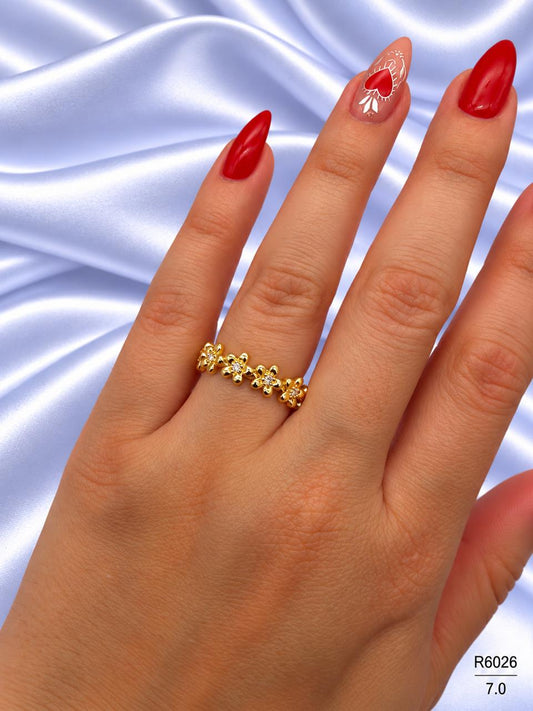 Anillos En Rodio R6026