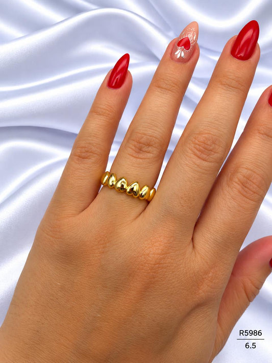 Anillos En Rodio R5986