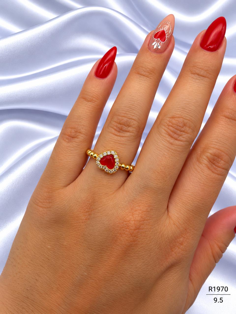 Anillos En Rodio R1970